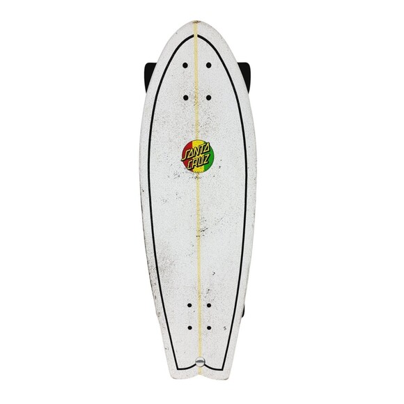 Vintage Santa Cruz Landshark Skateboard Cruiser Road Rider Wheels Bullet Trucks - Picture 5 of 6